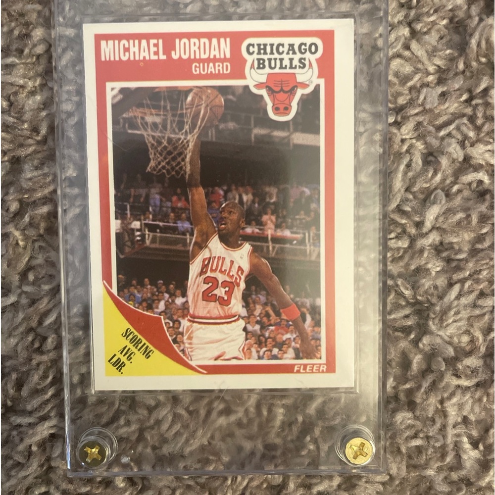 Michael Jordan fleer 21 card